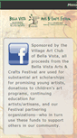 Mobile Screenshot of bellavistafestival.org