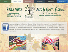 Tablet Screenshot of bellavistafestival.org